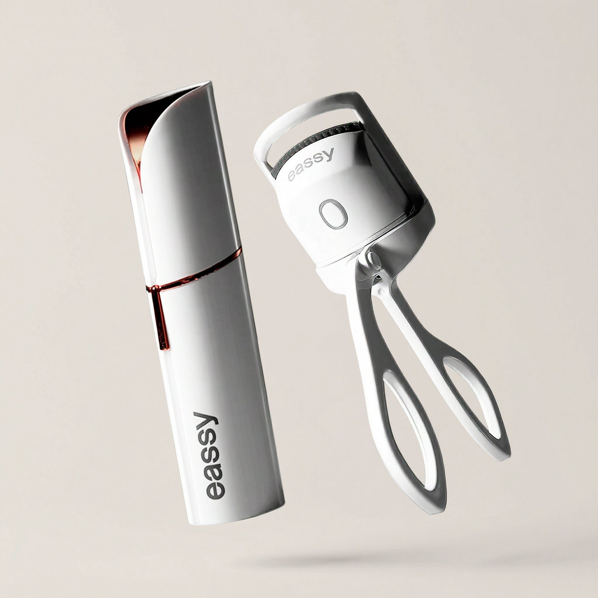EASSY Face Duo | Facial Hair Remover & Heated Eyelash Curler